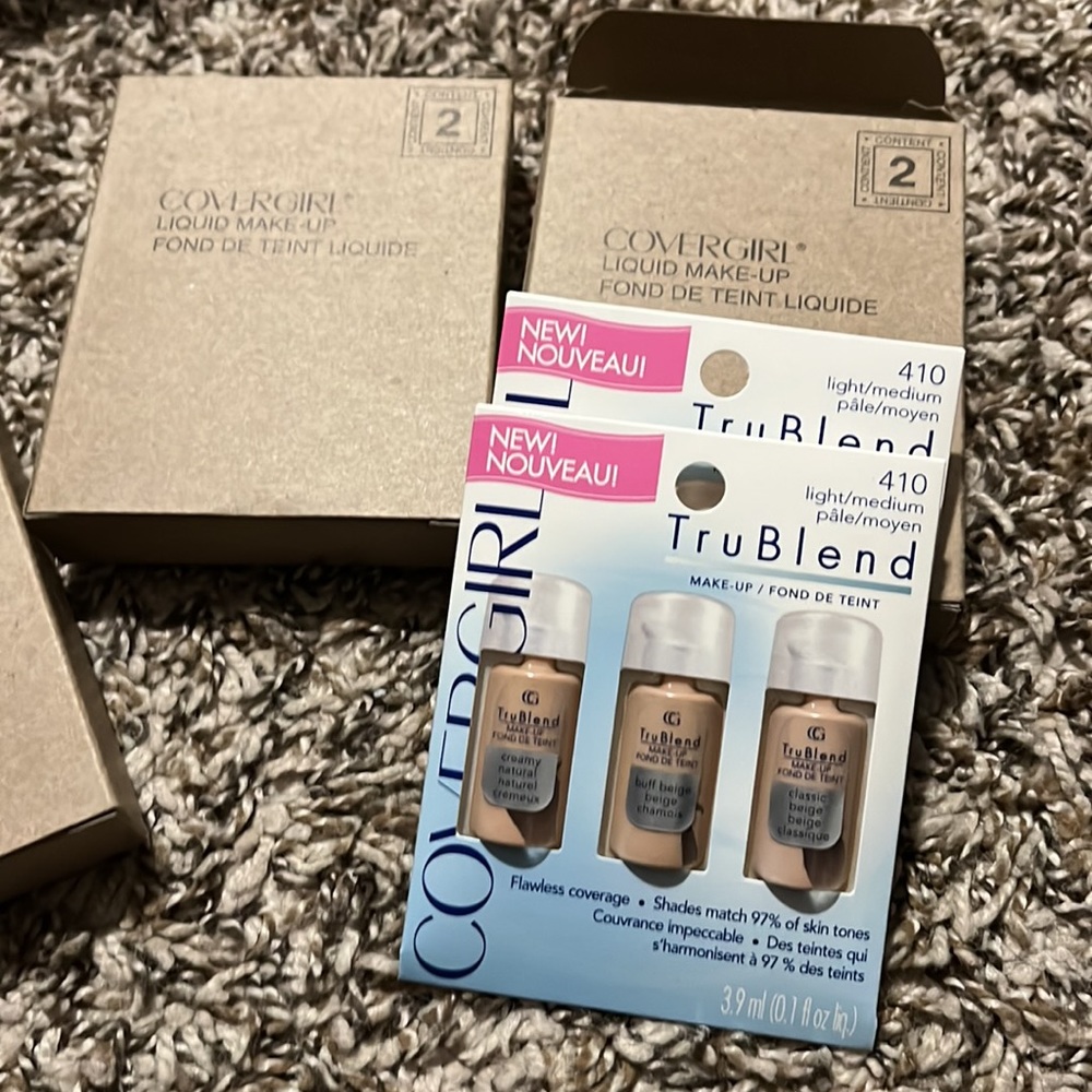 NWT 6 Covergirl TruBlend light medium - Picture 2 of 5